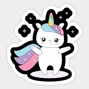 Unicorn kawaii T-Shirt Sticker